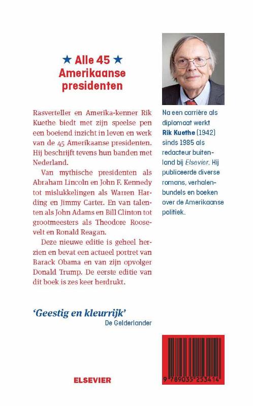 Achterkant van Alle 45 Amerikaanse presidenten