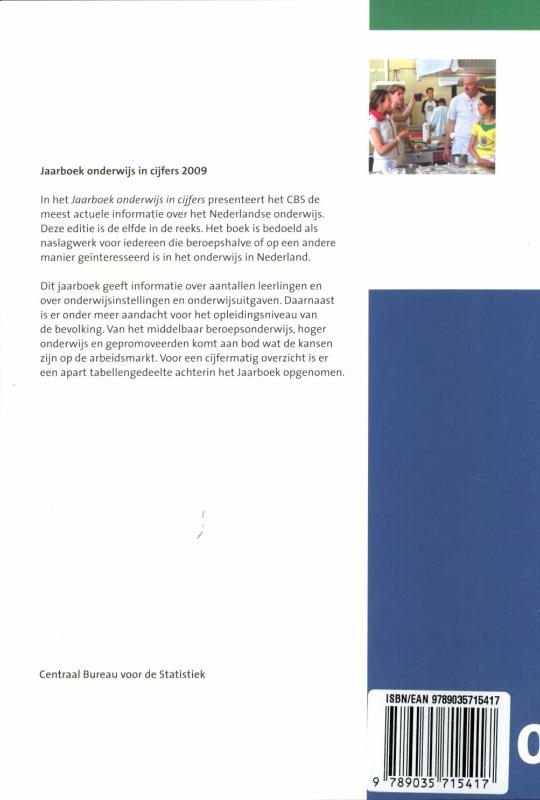 Achterkant van 2009