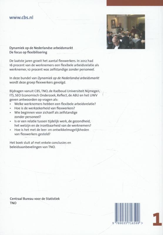 Achterkant van Dynamiek op de Nederlandse arbeidsmarkt