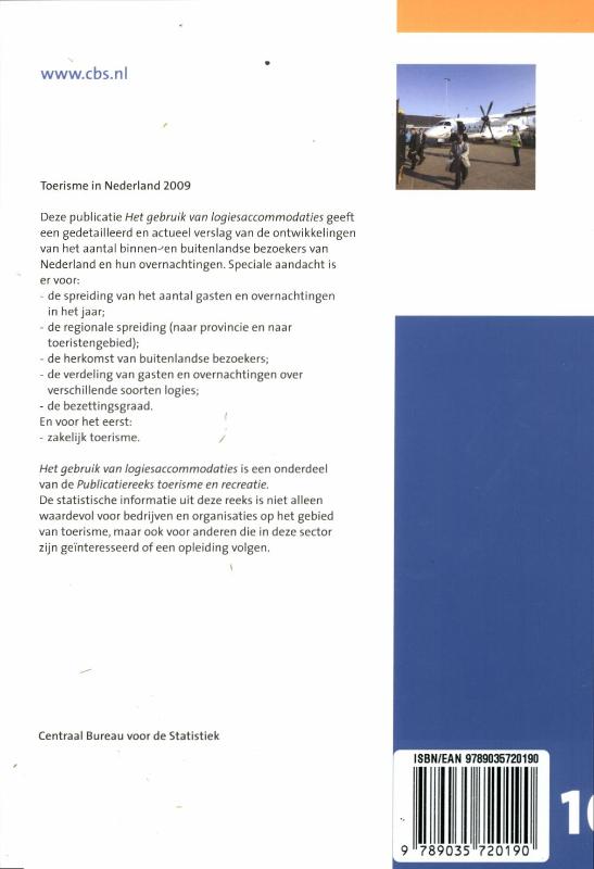 Achterkant van Toerisme in Nederland