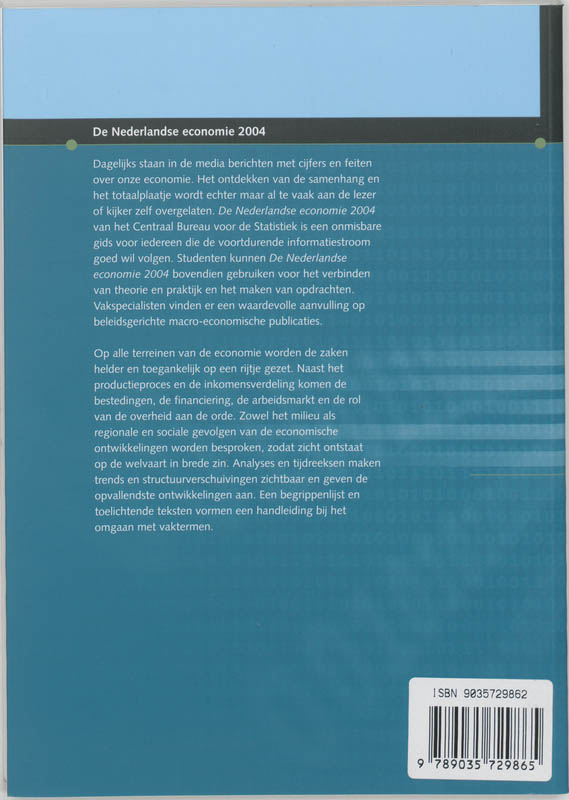 Achterkant van 2004