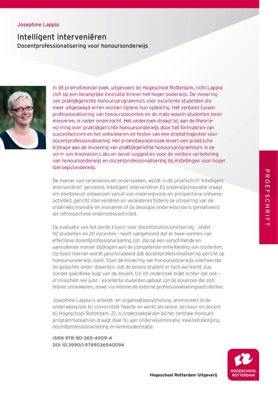 Achterkant van Intelligent interveniëren