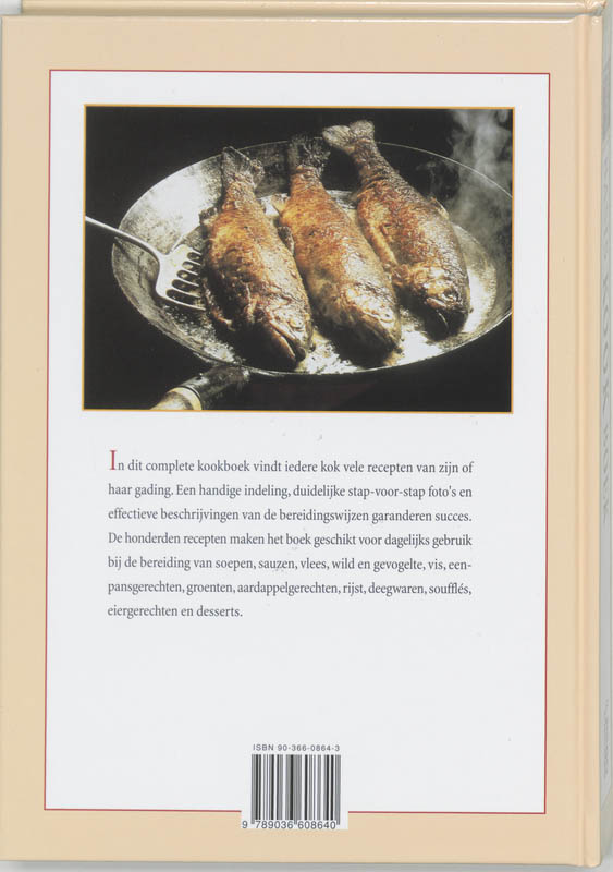 Achterkant van Basis kookboek