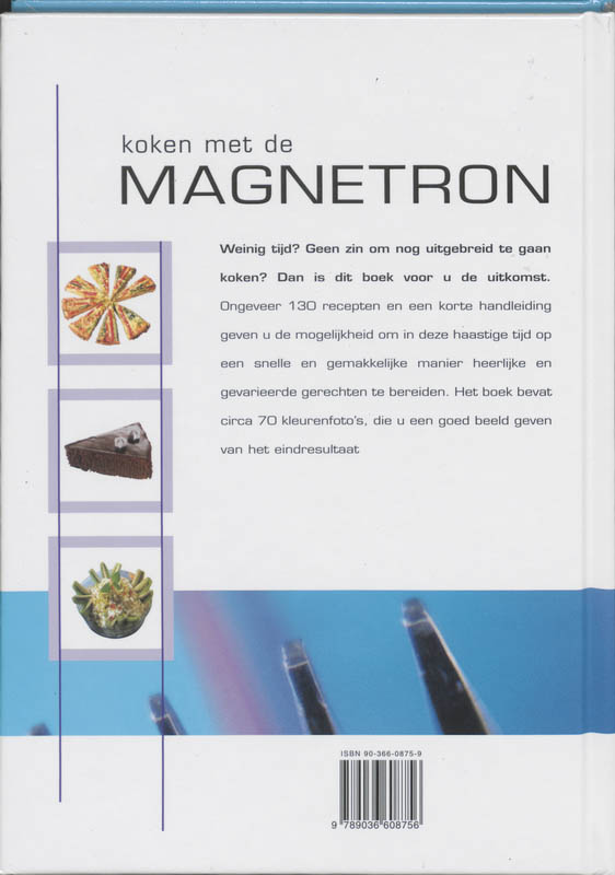 Achterkant van Koken met de magnetron