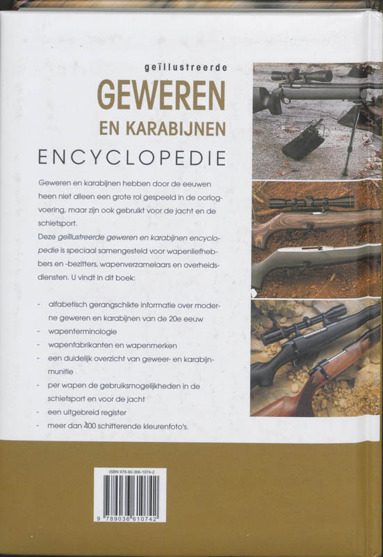 Achterkant van Geillustreerde geweren en karabijnen encyclopedie
