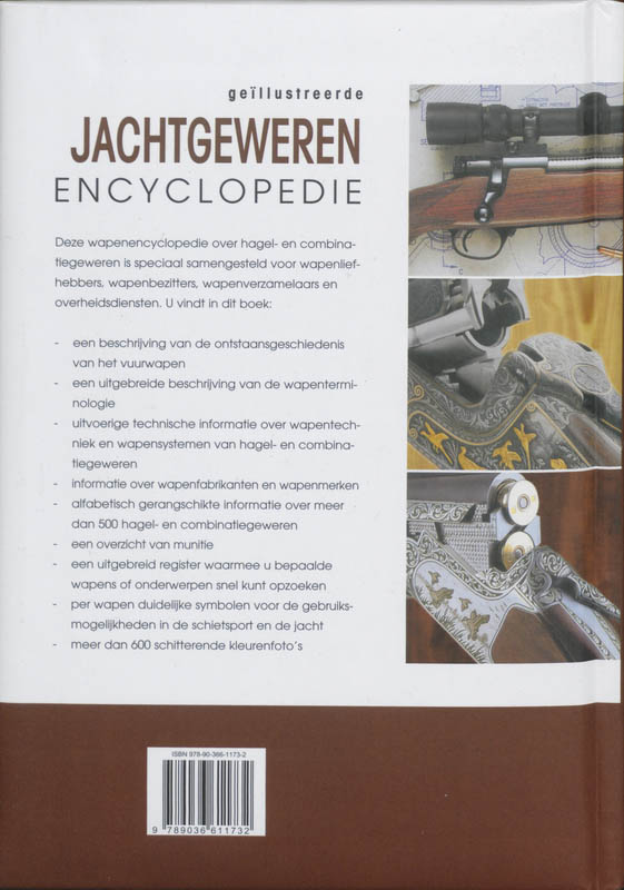 Achterkant van Geillustreerde jachtgewerenencyclopedie