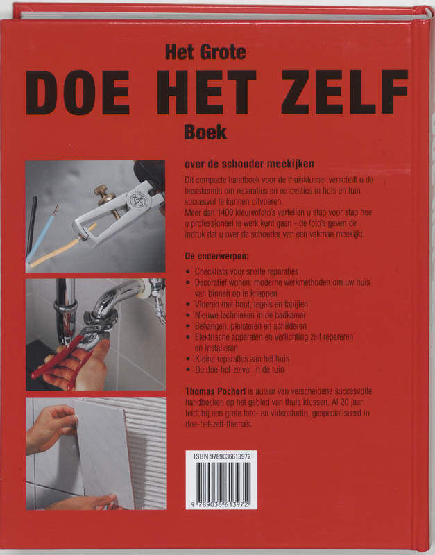 Achterkant van Het grote doe-het-zelf boek