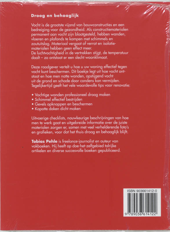 Achterkant van Vocht in huis