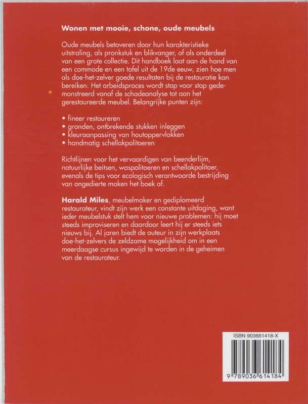 Achterkant van Meubels restaureren