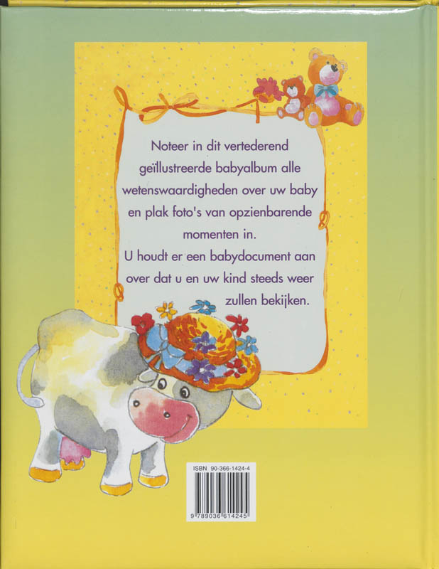 Achterkant van Baby album