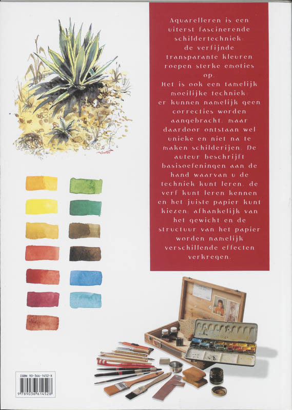 Achterkant van Aquarelleren