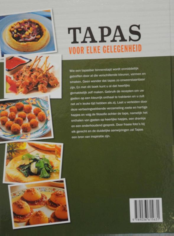 Achterkant van Tapas