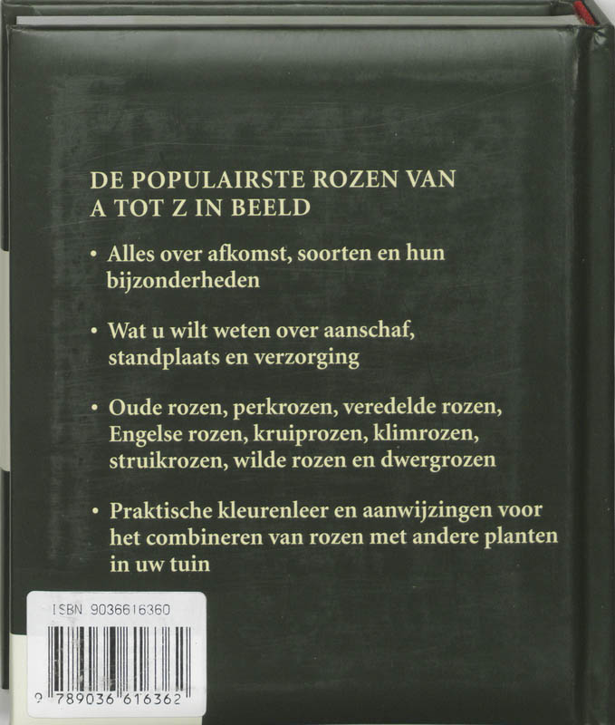Achterkant van Dumonts kleine rozen lexicon