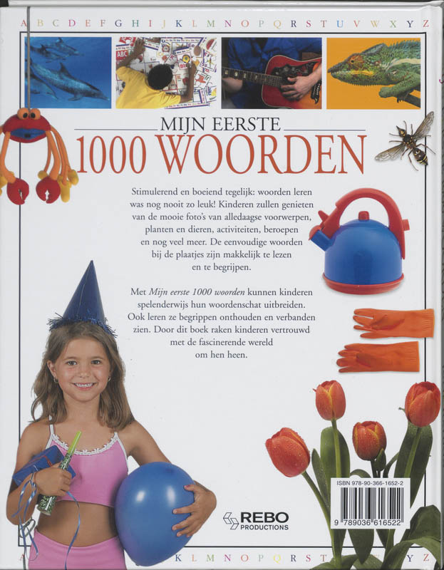 Achterkant van Mijn eerste 1000 woorden