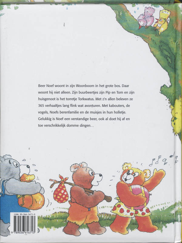 Achterkant van 365 Berenverhaaltjes