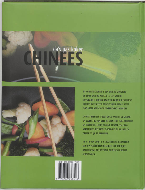 Achterkant van Chinees