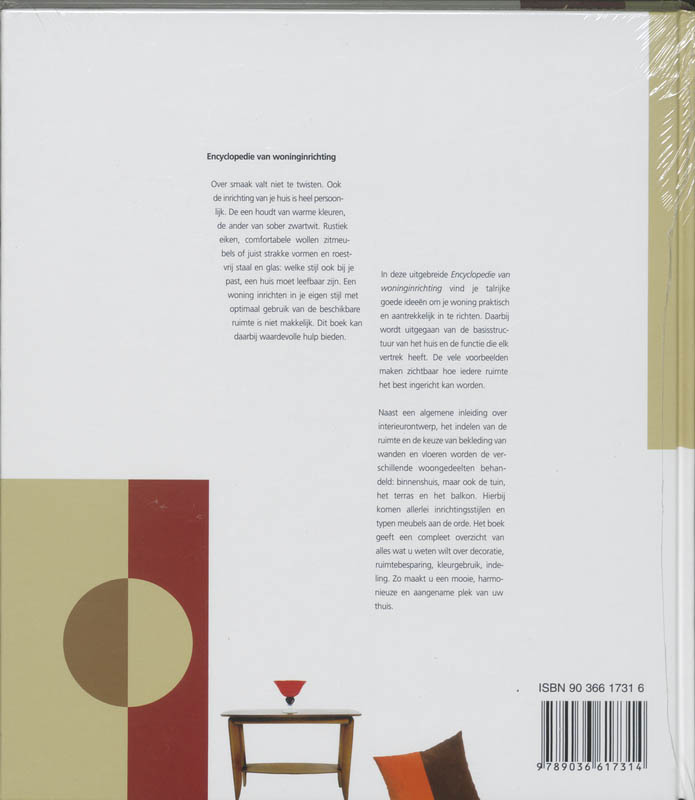 Achterkant van Encyclopedie van woninginrichting