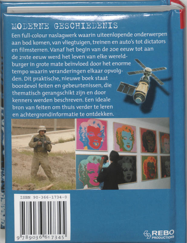 Achterkant van Moderne geschiedenis