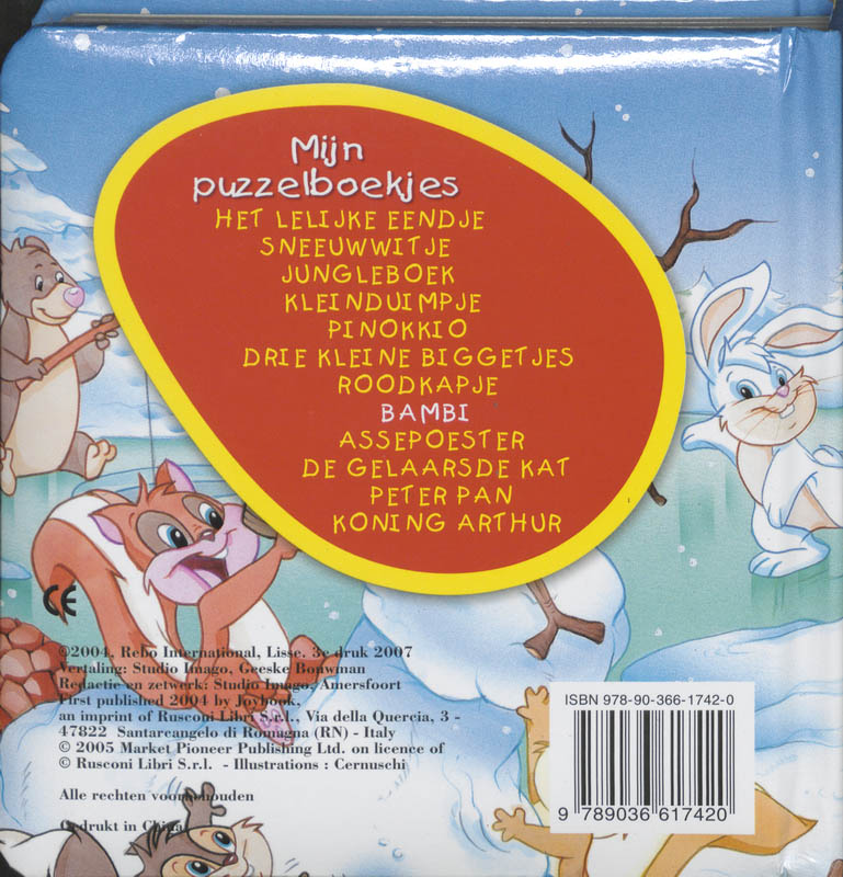 Achterkant van Bambi