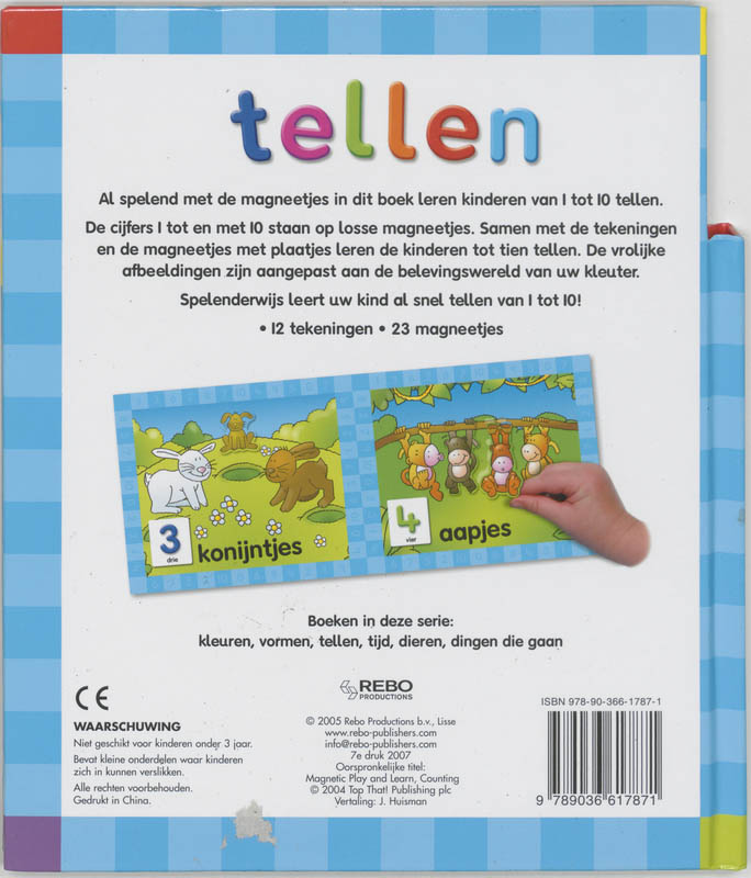 Achterkant van Tellen