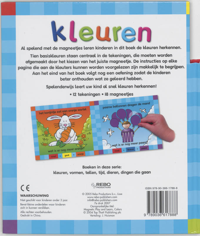 Achterkant van Kleuren