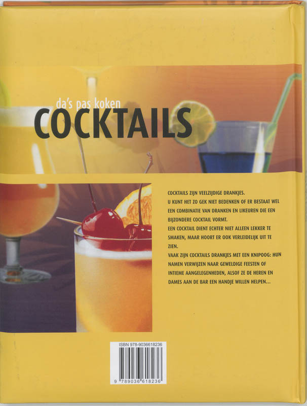 Achterkant van Cocktails
