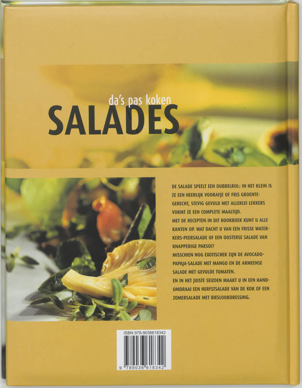 Achterkant van Salades
