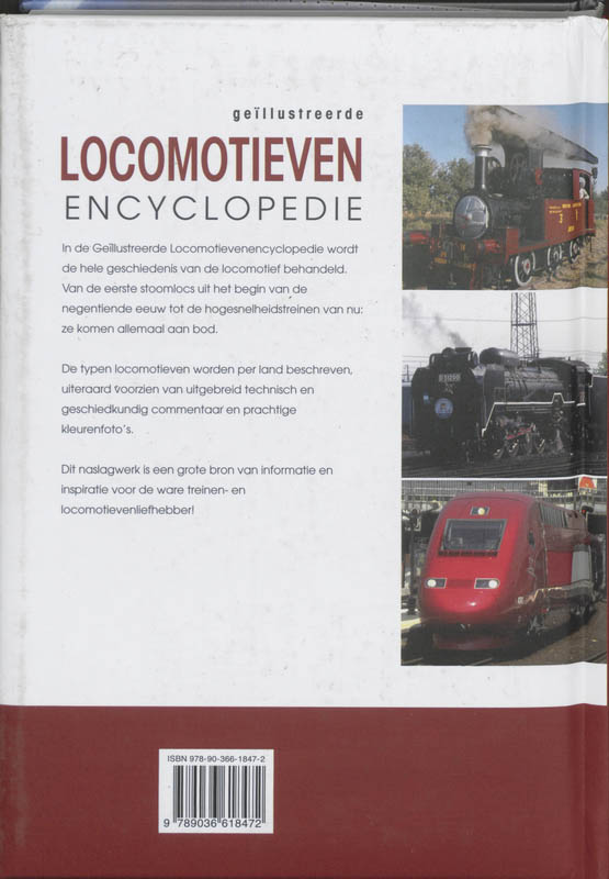 Achterkant van Geillustreerde Locomotieven encyclopedie