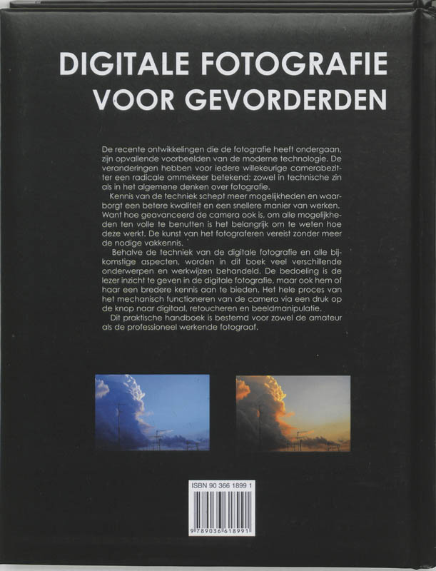 Achterkant van Digitale fotografie voor gevorderden