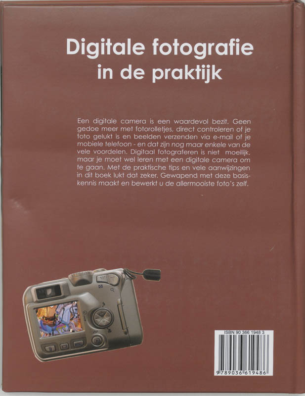 Achterkant van Digitale Fotografie in de praktijk