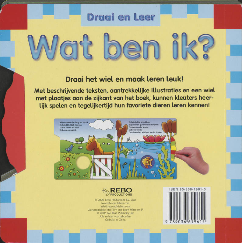 Achterkant van Wat ben ik?