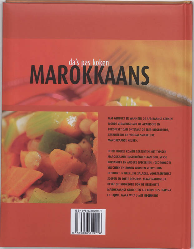 Achterkant van Marokkaans