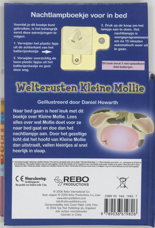 Achterkant van Welterusten, kleine Mollie