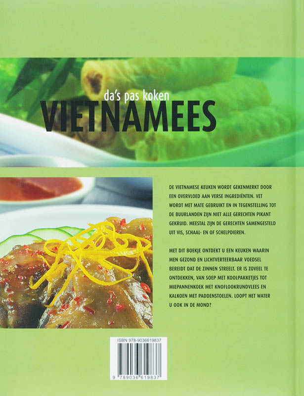 Achterkant van Vietnamees
