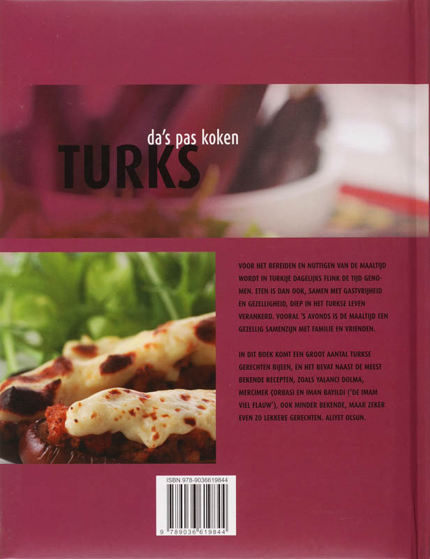 Achterkant van Turks