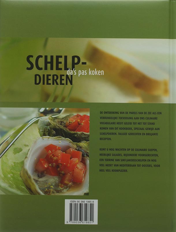 Achterkant van Schelpdieren
