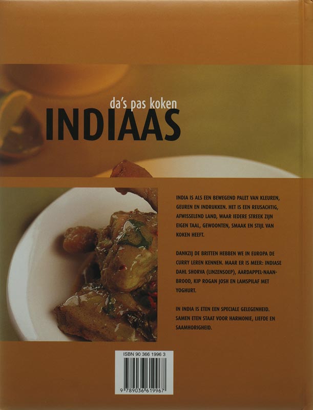Achterkant van Indiaas