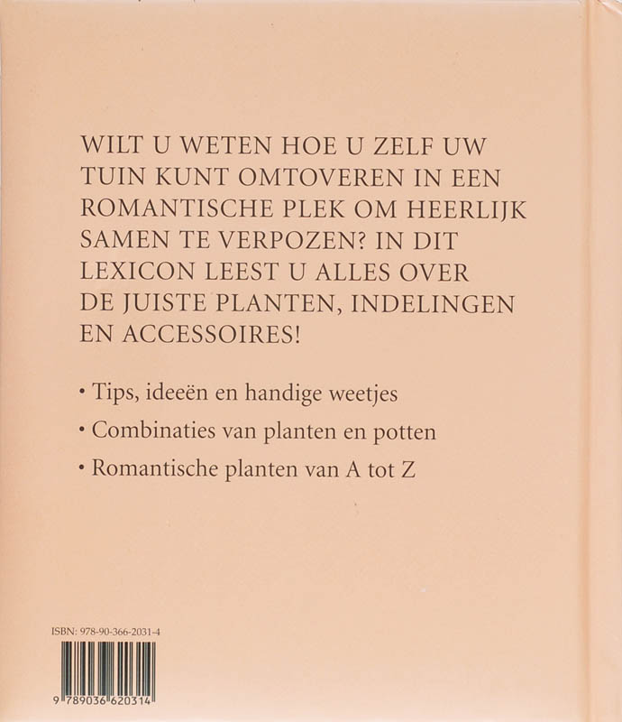 Achterkant van Romantische Tuinen