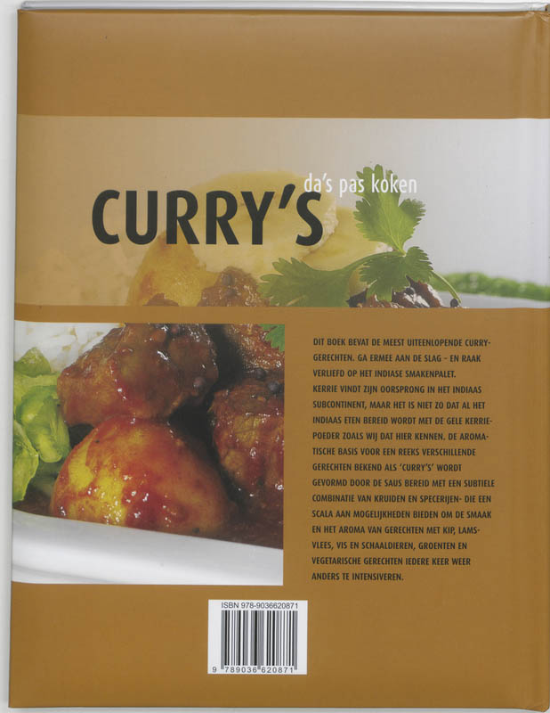 Achterkant van Curry's