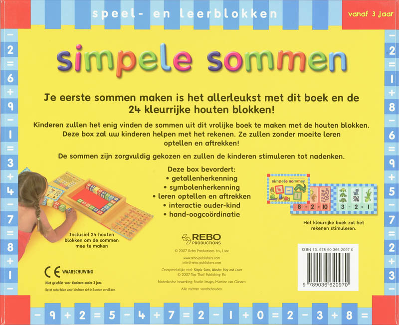 Achterkant van Simpele Sommen