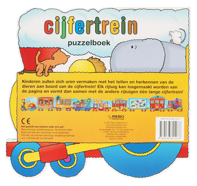 Achterkant van Cijfertrein -123... puzzelboek