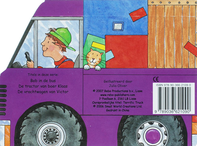 Achterkant van De vrachtwagen van Victor
