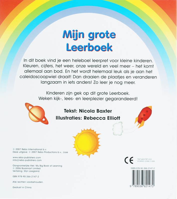 Achterkant van Mijn grote leerboek
