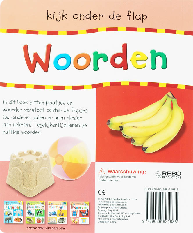 Achterkant van Woorden