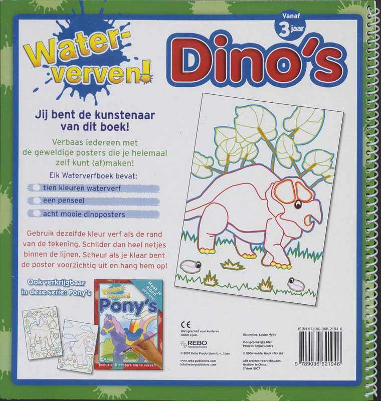 Achterkant van Dino's