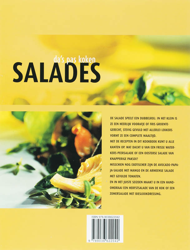 Achterkant van Salades