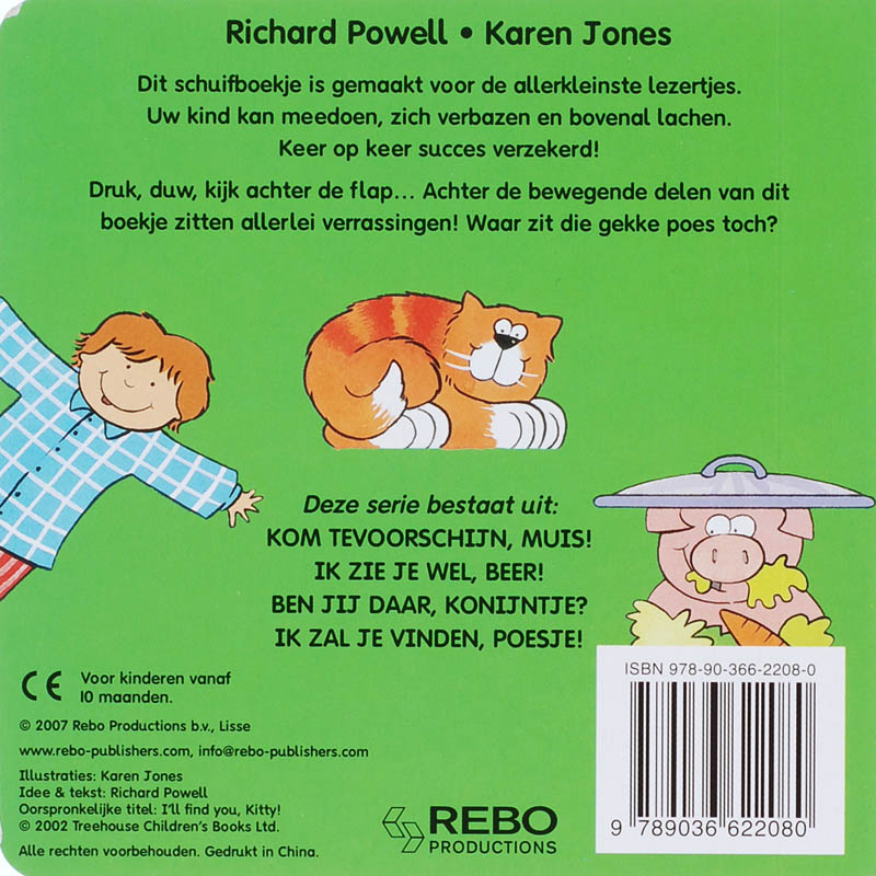 Achterkant van Ik zal je vinden, poes!