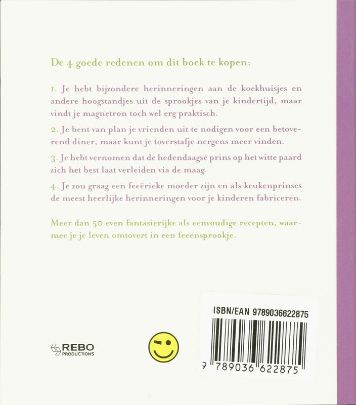 Achterkant van Koken als de feeen