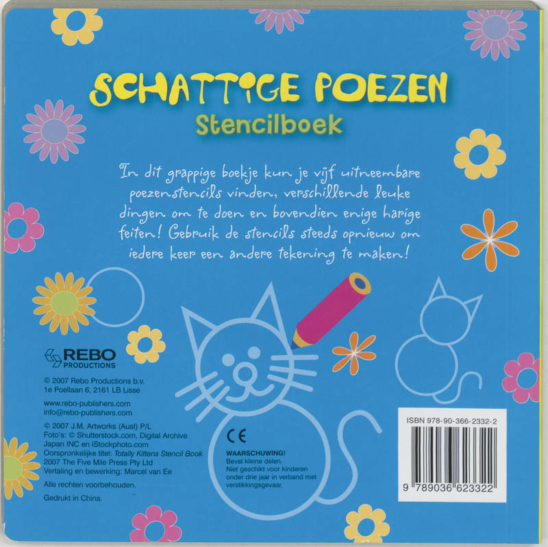 Achterkant van Schattige poezen