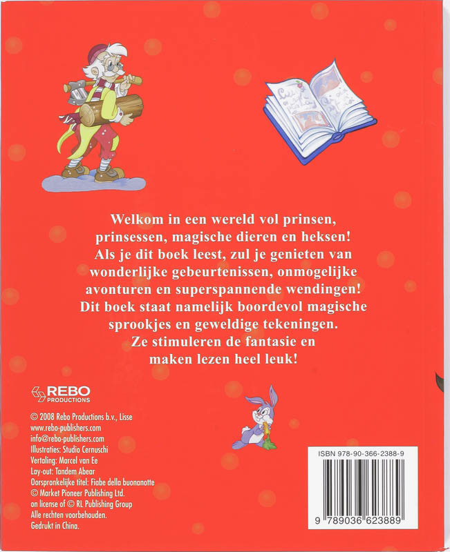 Achterkant van Bedtijdverhaaltjes